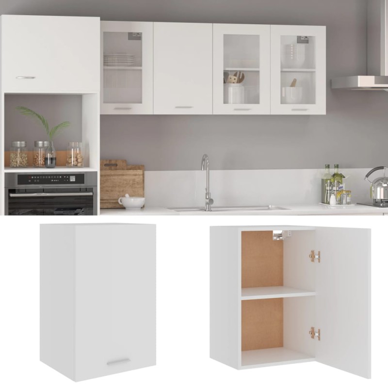 vidaXL Armadio Sospeso Bianco 39,5x31x60 cm in Truciolato vidaXL Armadio Sospeso Bianco 39,5x31x60 cm in Truciolato