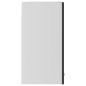 vidaXL Armadio Sospeso con Vetro Grigio 60x31x60 cm in Truciolato vidaXL Armadio Sospeso con Vetro Grigio 60x31x60 cm in Truciolato