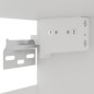 vidaXL Armadio Sospeso con Vetro Grigio 60x31x60 cm in Truciolato vidaXL Armadio Sospeso con Vetro Grigio 60x31x60 cm in Truciolato