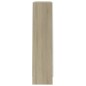 vidaXL Libreria Bianca e Rovere Sonoma 82,5x30,5x115 cm in Truciolato