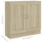 vidaXL Libreria Rovere Sonoma 82,5x30,5x80 cm in Truciolato vidaXL Libreria Rovere Sonoma 82,5x30,5x80 cm in Truciolato