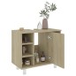 vidaXL Armadio da Bagno Rovere Sonoma 60x33x58 cm in Truciolato