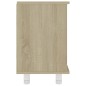 vidaXL Armadio da Bagno Rovere Sonoma 60x33x58 cm in Truciolato