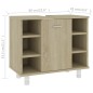 vidaXL Armadio da Bagno Rovere Sonoma 60x33x58 cm in Truciolato