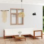 vidaXL Set Divani da Giardino 6 pz con Cuscini in Massello di Acacia vidaXL Set Divani da Giardino 6 pz con Cuscini in Massello di Acacia