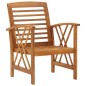 vidaXL Set Divani da Giardino 4 pz in Legno Massello di Acacia vidaXL Set Divani da Giardino 4 pz in Legno Massello di Acacia