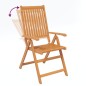 vidaXL Set da Pranzo da Giardino 5 pz in Legno Massello di Acacia