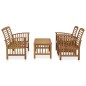 vidaXL Set Divani da Giardino 4 pz in Legno Massello di Acacia vidaXL Set Divani da Giardino 4 pz in Legno Massello di Acacia