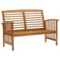 vidaXL Set Divani da Giardino 4 pz in Legno Massello di Acacia vidaXL Set Divani da Giardino 4 pz in Legno Massello di Acacia