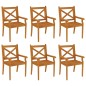 vidaXL Set da Pranzo per Giardino 7 pz in Legno Massello di Acacia vidaXL Set da Pranzo per Giardino 7 pz in Legno Massello di Acacia