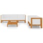 vidaXL Set Divani da Giardino 6 pz con Cuscini in Massello di Acacia vidaXL Set Divani da Giardino 6 pz con Cuscini in Massello di Acacia