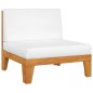 vidaXL Set Divani da Giardino 5 pz con Cuscini in Massello di Acacia vidaXL Set Divani da Giardino 5 pz con Cuscini in Massello di Acacia