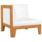 vidaXL Set Divani da Giardino 5 pz con Cuscini in Massello di Acacia vidaXL Set Divani da Giardino 5 pz con Cuscini in Massello di Acacia