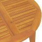 vidaXL Set Mobili da Pranzo per Giardino 5 pz Legno Massello di Acacia vidaXL Set Mobili da Pranzo per Giardino 5 pz Legno Massello di Acacia