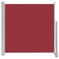 Tenda Laterale Retrattile per Patio 160x300 cm Rossa Tenda Laterale Retrattile per Patio 160x300 cm Rossa