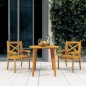 vidaXL Set Mobili da Pranzo per Giardino 3 pz Legno Massello di Acacia vidaXL Set Mobili da Pranzo per Giardino 3 pz Legno Massello di Acacia