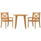vidaXL Set Mobili da Pranzo per Giardino 3 pz Legno Massello di Acacia vidaXL Set Mobili da Pranzo per Giardino 3 pz Legno Massello di Acacia