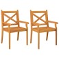 vidaXL Set Mobili da Pranzo per Giardino 3 pz Legno Massello di Acacia vidaXL Set Mobili da Pranzo per Giardino 3 pz Legno Massello di Acacia