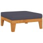 vidaXL Set Divani da Giardino 9 pz con Cuscini in Massello di Acacia