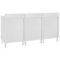 vidaXL Mobiletto con Piano di Lavoro 180x60x96 cm in Acciaio Inox