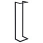 vidaXL Portasciugamani da Terra Nero 25x20x95 cm Ferro vidaXL Portasciugamani da Terra Nero 25x20x95 cm Ferro