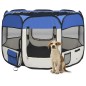 vidaXL Box per Cani Pieghevole con Borsa Trasporto Blu 90x90x58 cm vidaXL Box per Cani Pieghevole con Borsa Trasporto Blu 90x90x58 cm