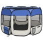vidaXL Box per Cani Pieghevole con Borsa Trasporto Blu 90x90x58 cm vidaXL Box per Cani Pieghevole con Borsa Trasporto Blu 90x90x58 cm