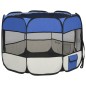 vidaXL Box per Cani Pieghevole con Borsa Trasporto Blu 90x90x58 cm vidaXL Box per Cani Pieghevole con Borsa Trasporto Blu 90x90x58 cm