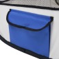 vidaXL Box per Cani Pieghevole con Borsa Trasporto Blu 90x90x58 cm vidaXL Box per Cani Pieghevole con Borsa Trasporto Blu 90x90x58 cm
