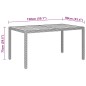 vidaXL Set Mobili da Pranzo per Giardino 7 pz in Polyrattan Grigio vidaXL Set Mobili da Pranzo per Giardino 7 pz in Polyrattan Grigio