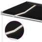 Tenda Automatica con Sensore Vento e LED 4,5x3 m Antracite Tenda Automatica con Sensore Vento e LED 4,5x3 m Antracite