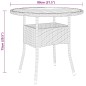 vidaXL Set da Pranzo per Giardino 5 pz in Polyrattan Grigio vidaXL Set da Pranzo per Giardino 5 pz in Polyrattan Grigio