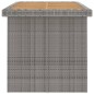 vidaXL Set da Pranzo da Giardino 7 pz con Cuscini in Polyrattan Grigio vidaXL Set da Pranzo da Giardino 7 pz con Cuscini in Polyrattan Grigio