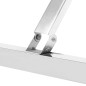 vidaXL Tavolo da Lavoro Cucina Pieghevole 100x60x80 cm in Acciaio Inox vidaXL Tavolo da Lavoro Cucina Pieghevole 100x60x80 cm in Acciaio Inox