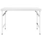 vidaXL Tavolo da Lavoro Cucina Pieghevole 120x60x80 cm in Acciaio Inox vidaXL Tavolo da Lavoro Cucina Pieghevole 120x60x80 cm in Acciaio Inox