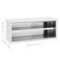 vidaXL Armadietto a Muro da Cucina 120x40x50cm in Acciaio Inossidabile vidaXL Armadietto a Muro da Cucina 120x40x50cm in Acciaio Inossidabile
