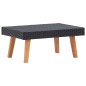 vidaXL Set Divani da Giardino 2 pz con Cuscini in Polyrattan Nero vidaXL Set Divani da Giardino 2 pz con Cuscini in Polyrattan Nero
