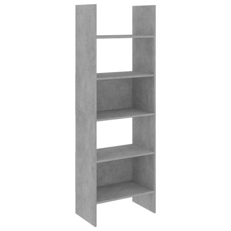vidaXL Libreria Grigio Cemento 60x35x180 cm in Truciolato