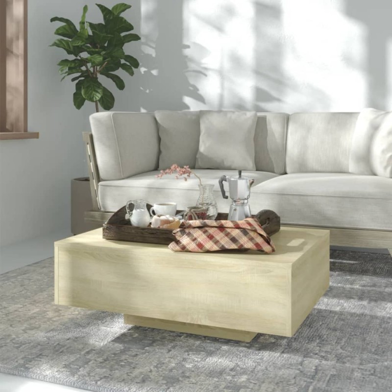 vidaXL Tavolino da Caffè Rovere Sonoma 85x55x31 cm in Truciolato vidaXL Tavolino da Caffè Rovere Sonoma 85x55x31 cm in Truciolato