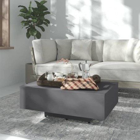 vidaXL Tavolino da Caffè Grigio 85x55x31 cm in Truciolato