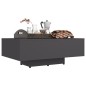 vidaXL Tavolino da Caffè Grigio 85x55x31 cm in Truciolato vidaXL Tavolino da Caffè Grigio 85x55x31 cm in Truciolato