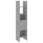 vidaXL Libreria Grigio Cemento 40x35x180 cm in Truciolato vidaXL Libreria Grigio Cemento 40x35x180 cm in Truciolato