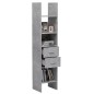 vidaXL Libreria Grigio Cemento 40x35x180 cm in Truciolato vidaXL Libreria Grigio Cemento 40x35x180 cm in Truciolato