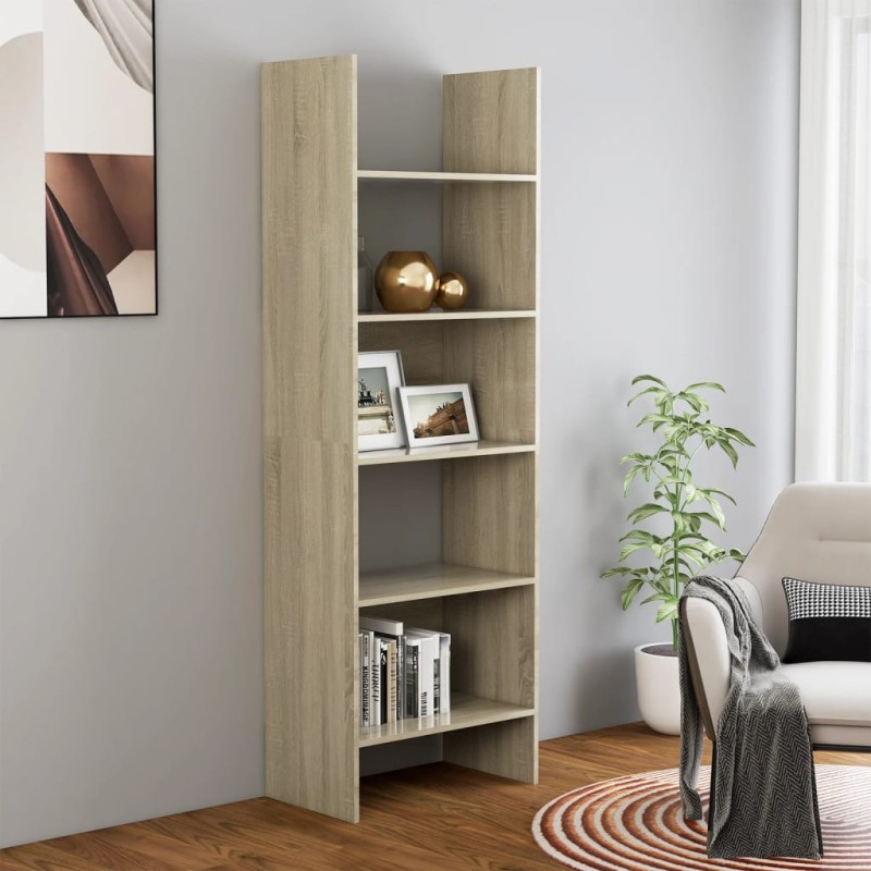 vidaXL Libreria Rovere Sonoma 60x35x180 cm in Truciolato vidaXL Libreria Rovere Sonoma 60x35x180 cm in Truciolato