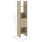 vidaXL Libreria Rovere Sonoma 40x35x180 cm in Truciolato vidaXL Libreria Rovere Sonoma 40x35x180 cm in Truciolato