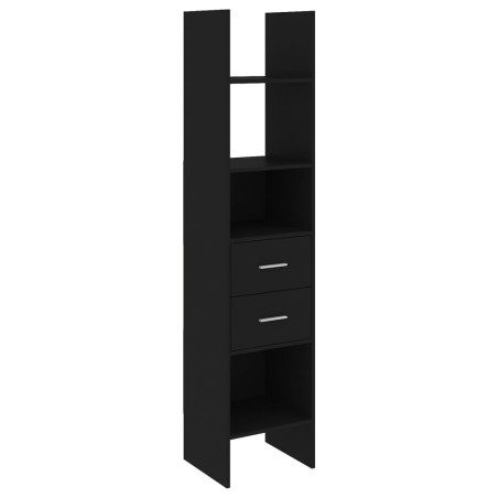 vidaXL Libreria Nera 40x35x180 cm in Truciolato