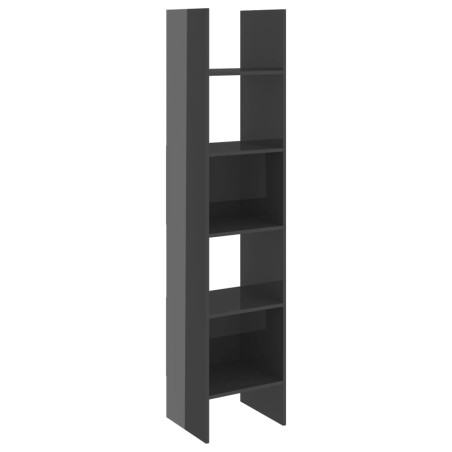 vidaXL Libreria Grigio Lucido 40x35x180 cm in Truciolato