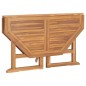vidaXL Set da Pranzo da Giardino 5 pz Pieghevole in Massello di Teak