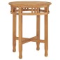 vidaXL Set da Pranzo da Giardino 3 pz con Cuscini in Massello di Teak vidaXL Set da Pranzo da Giardino 3 pz con Cuscini in Massello di Teak