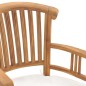 vidaXL Set da Pranzo da Giardino 3 pz con Cuscini in Massello di Teak vidaXL Set da Pranzo da Giardino 3 pz con Cuscini in Massello di Teak